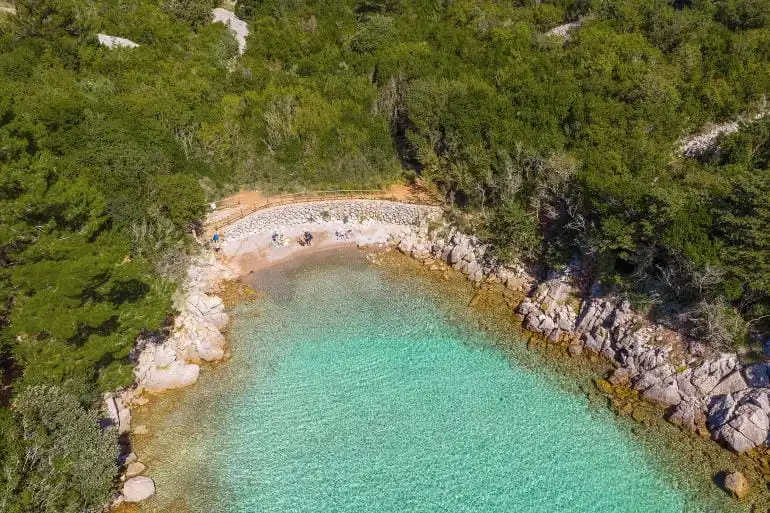 Krk-Hundestrand Redagara