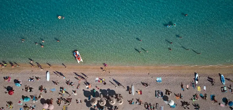 Der Strand von Baška ist einer der schönsten Strände auf Krk