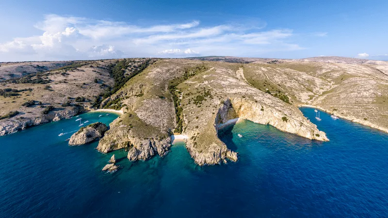 Stara Baška hat einige der besten Strände auf Krk