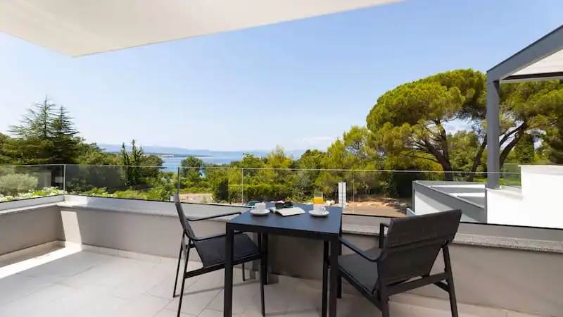 Terrace with sea view